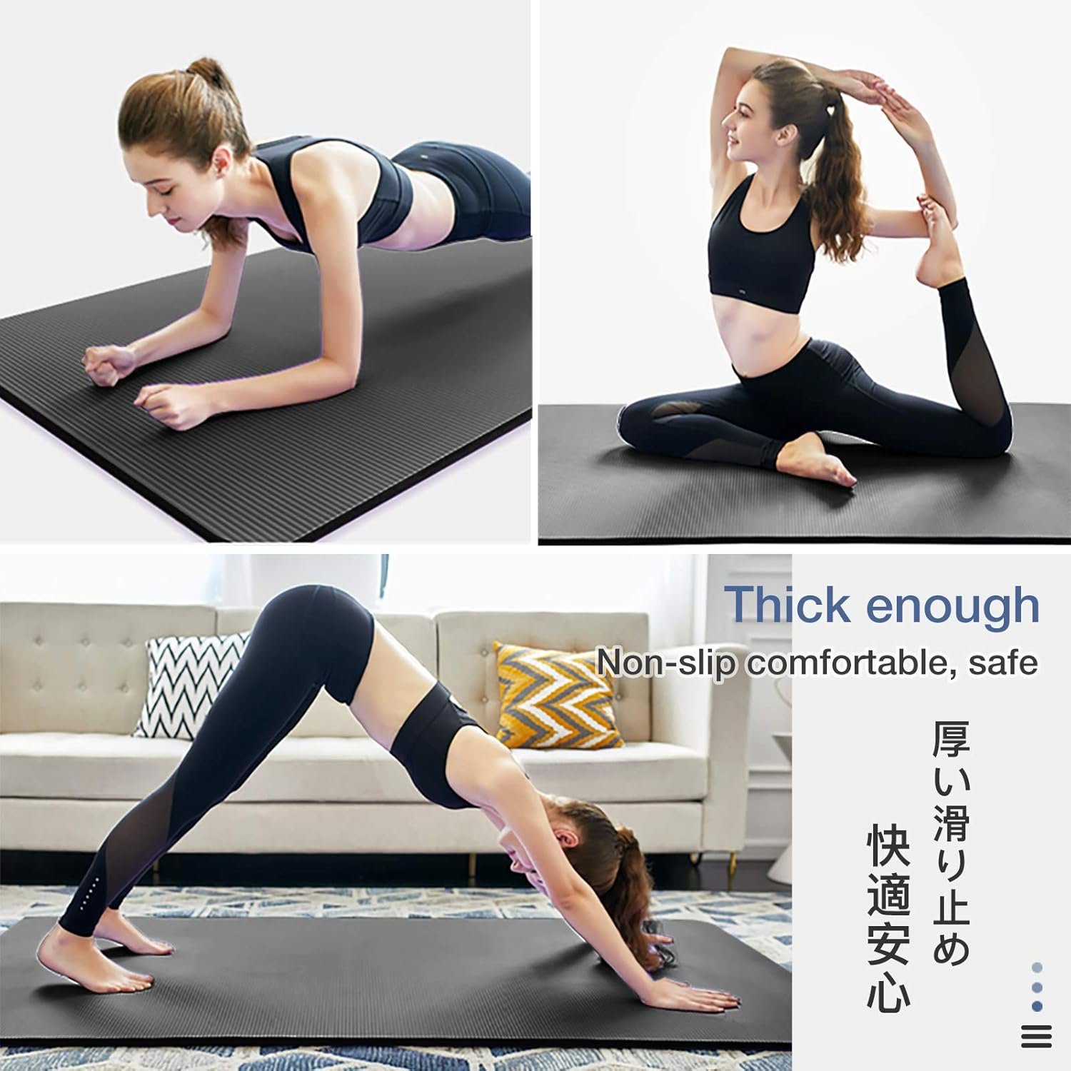 2 Cork Yoga Blocks with Strap - Image 3