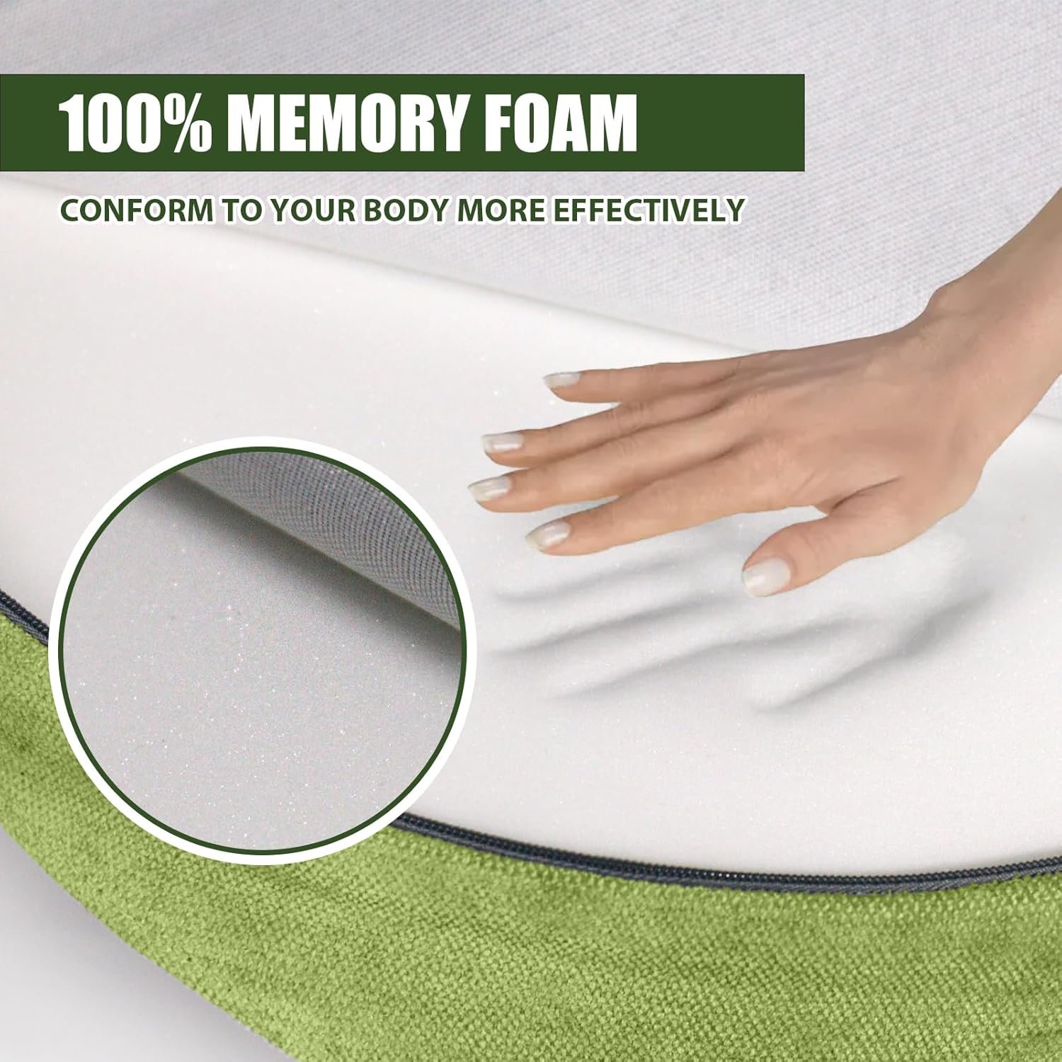 Premium Memory Foam Meditation Cushion - Image 5