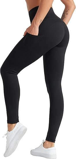 High Waisted No Front Seam Leggings